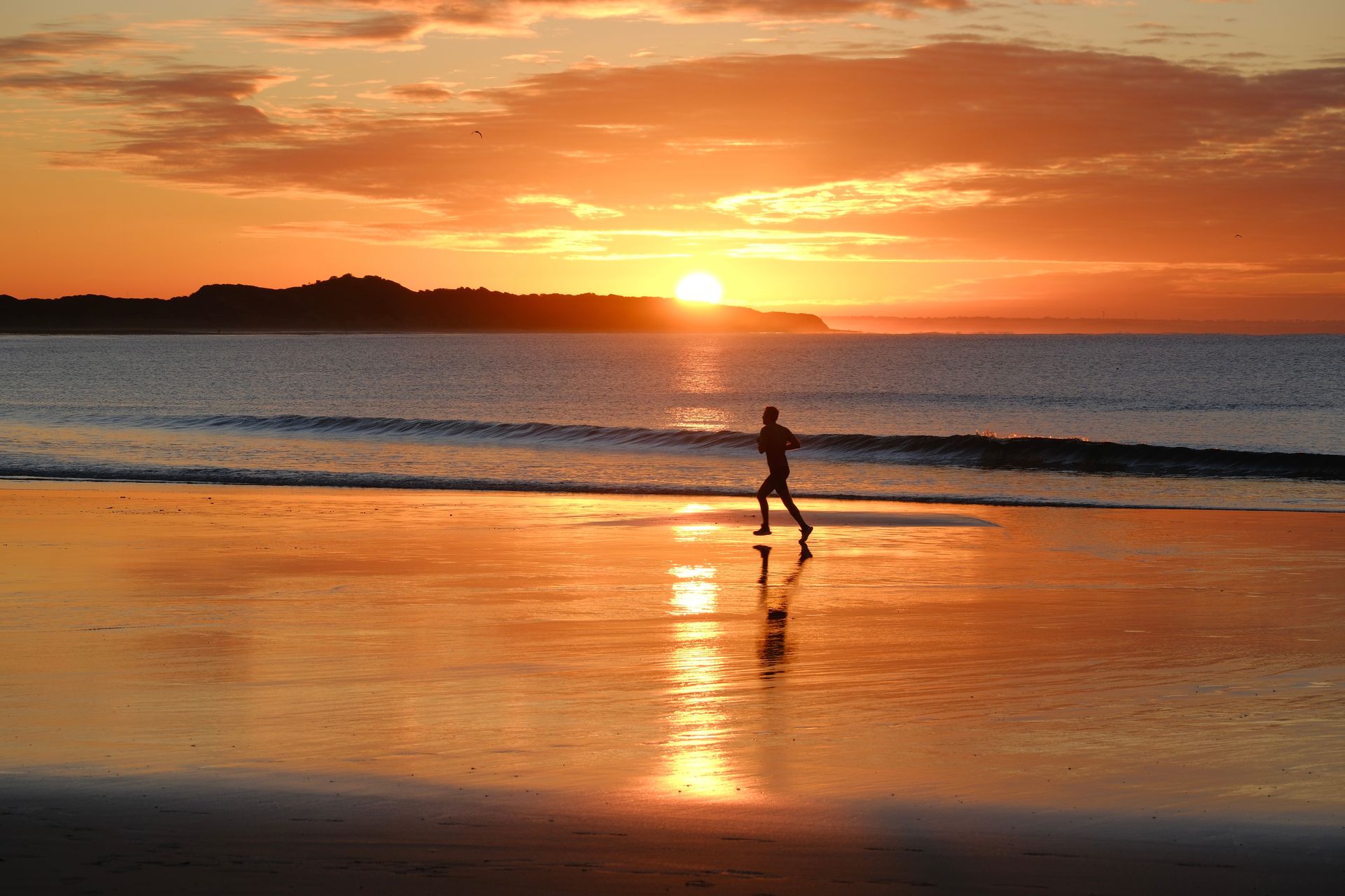 Runner chasing the dream